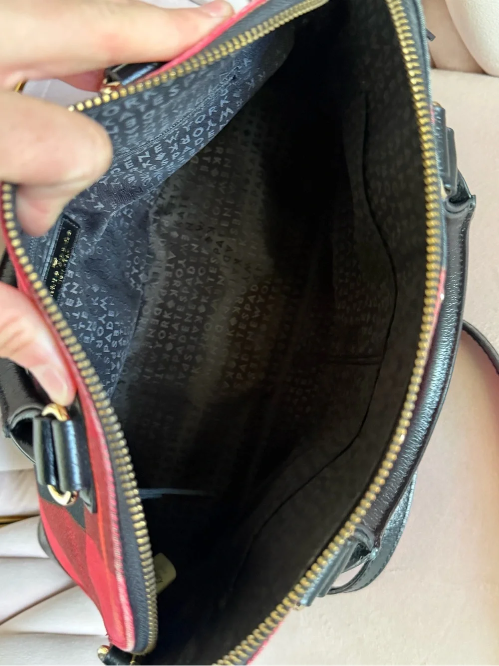 kate spade ♠️ Wellesley Plaid Rachelle Satchel Crossbody ❤️